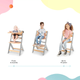 Стільчик для годування Kinderkraft Enock Gray Wood з подушкою (KHENOC0PGRY0000) (5902533917259)  - зображення 10