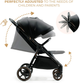 Wózek spacerowy Kinderkraft Mitzy Ink Black (KSMITZ00BLK0000) - obraz 6