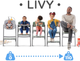 Стільчик для годування Kinderkraft Livy Calmee Olive Green із шезлонгом (KHLICA00GRE0000) - зображення 16