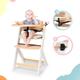 Стільчик для годування KinderKraft Enock White Wood з подушкою (KHENOC0PWHT0000) (5902533917242) - зображення 12
