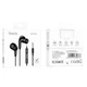 Навушники HOCO M101 Pro Crystal sound wire-controlled earphones з мікрофоном чорні 3.5 мм - зображення 7
