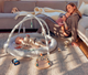 Mata edukacyjna Kinderkraft Cozyplay (KPCOZY00LGR0000) (5902533926930) - obraz 13