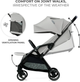 Wózek spacerowy Kinderkraft Apino Dove Grey (5902533924103) - obraz 9