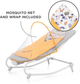 Шезлонг-гойдалка Kinderkraft Felio 2 Forest Yellow (KBFELI20YEL0000) (5902533921102) - зображення 5