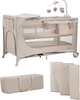 Łóżeczko turystyczne Kinderkraft Joy 2 Beige z akcesoriami (KLJOY02BEG000AC) - obraz 1