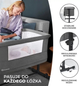 Приставне ліжечко-люлька KinderKraft Neste Grow Light Grey Full Wood (KCNEGR00LGR000W) - зображення 6