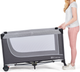 Кровать-манеж Kinderkraft Leody Grey (KCLEOD00GRY0000) - зображення 9