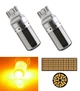 Автомобильная лампа с цоколем 7440 T20 WY21W 144SMD 3014 canbus 12V Chrome Amber Жёлтый свет (11822) - изображение 2