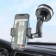 Автодержатель для телефона на присоске с длинной ножкой на лобовое стекло или панель Hoco - изображение 2
