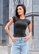 Топ Женский Стаф Темно-серый Однотонный Базовый Staff Ld Dark Gray M (353971) - изображение 1
