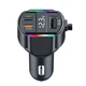 FM-трансмиттер модулятор WUW-C220 25W, Black - изображение 4