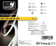 Profesjonalna taśma MW Lighting COB 24V 4W/m 6500K IP20 4mm mini PCB (UQS-COB-4W-W-24V-5m) (5902135161296) - obraz 2