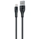 Кабель Proove из мягкого силикона USB на Lightning 2,4 А (2 м) чёрный - изображение 1