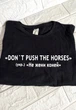 Футболка Don't push the horses Не гони коней р-р S черная (F010036_4) - изображение 2