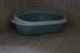 Туалет угловой с бортиком для кошек Georplast Shuttle Corner, 58x48x20.5 см, зеленый - изображение 3