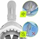Маска для снорклинга TSUNAMI Shark полнолицевая, детская Grey (P-5905973405447) - изображение 6