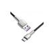 Дата кабель USB 2.0 AM to USB-C 1.0m Cafule Metal 66W black Baseus (CAKF000101) - изображение 8