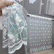 Тюль VR-Textil 1742т Фатин «Бабочки» с вышивкой и люрексом Бирюзовый с белым 300х270 см (42-0781) - изображение 1