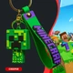Брелок на ключи рюкзак Minecraft Майнкрафт Крипер зеленый на сумку силиконовый брелок супергерой Creeper - изображение 1