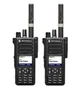 Комплект 2 шт Військова цифрова рація Motorola MOTOTRBO DP4800e VHF 136-174 МГц 5 Вт - зображення 1
