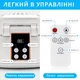 Настольный вентилятор на аккумуляторе Folding Fan D1 Бесшумный портативный аккумуляторный охлаждающий поворотный с пультом и функцией ночник белый для дома и офиса - изображение 7