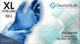 Упаковка Перчатки DeutschLab осмотровые нитриловые текстурированные нестерильные без пудры Размер ХL 100 шт + 100 шт Голубые (453460244-1) - изображение 2