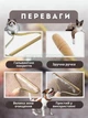 Щётка-скребок для удаления шерсти животных, волос, ворса, катышков с ковров, одежды, мебели и других поверхностей с деревянной ручкой - изображение 4