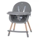 Стілець для годування LUMI ME 1111 Gray екошкіра - зображення 6