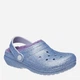 Детские кроксы-сабо утепленные для девочки Crocs Classic Lined Glitter Clog K 207462-4PC 29-30 (C12) Голубые (196265885510) - изображение 2