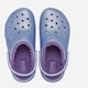 Детские кроксы-сабо утепленные для девочки Crocs Classic Lined Glitter Clog K 207462-4PC 29-30 (C12) Голубые (196265885510) - изображение 4