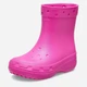 Детские резиновые сапоги для девочки Crocs Classic Boot K 208544-6UB 30-31 (C13) Розовые (196265403356) - изображение 2