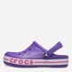 Детские кроксы-сабо для девочки Crocs Bayaband Clog K 207019-5AV 30-31 (C13) Фиолетовые (196265748013) - изображение 3
