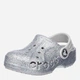 Детские кроксы-сабо для девочки Crocs Baya Glitter Clog T 207014-040 19-20 (C4) Серебристые (191448724297) - изображение 2