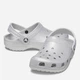 Детские кроксы-сабо для девочки Crocs Classic Glitter Clog T 206992-0IC 19-20 (C4) Серебристые (196265550425) - изображение 3