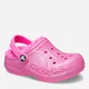 Детские кроксы-сабо утепленные для девочки Crocs Baya Lined Glitter Clog T 207655-6QQ 27-28 (C10) Розовые (196265749300) - изображение 2