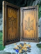 Нарды из дерева казак Украины с саблями 46х46 см - изображение 6