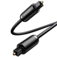 Оптический аудио кабель toslink для телевизора UGREEN AV122 Optical Audio Cable Pro кабель тослинк spdif для звука 3 метра черный (70893) - изображение 1