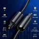 Оптический аудио кабель toslink для телевизора UGREEN AV122 Optical Audio Cable Pro кабель тослинк spdif для звука 3 метра черный (70893) - изображение 3