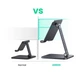 Металлическая подставка для планшета на стол UGREEN LP134 Foldable Metal Tablet Stand настольный держатель для айпада серый (40393) - изображение 6