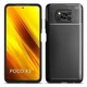 Чохол VVawe Premium TPU Ultimate Experience Silicone Case Carbon для Xiaomi Poco X3/ X3 NFC black - зображення 1