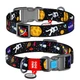 Нашийник WAUDOG Nylon з QR адресником, пластикова пряжка-фастекс "NASA" XL (4823089317052) - зображення 1