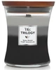 Ароматическая свеча в стекле с трехслойным ароматом Woodwick Medium Trilogy Warm Woods 275 г (92911E) - изображение 1