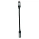 Адаптер перехідник Hoco UPA32C Type-C to Jack 3.5, 15cm, black - зображення 4
