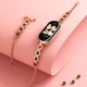 Ремінець металевий Mi Jobs Elegant Bracelet для Xiaomi Mi Band 8/9/10 Rose Gold + Marine Green (mrk6506) - зображення 1