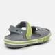 Детские сандалии для мальчика Crocs Bayaband Sandal 205400-025 29 (C12) Серые (191448228238) - изображение 4