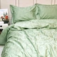 Постільна білизна GREEN FOG DAMASK Сатин жакард Полуторний 560376-1 - зображення 5