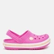Детские кроксы-сабо для девочки Crocs Crocband Clog K 204537-6QZ 19-20 (C4) Розовые (191448445871) - изображение 1