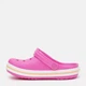 Детские кроксы-сабо для девочки Crocs Crocband Clog K 204537-6QZ 19-20 (C4) Розовые (191448445871) - изображение 3