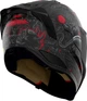 Шолом ICON Ultraflite Misanthrope MIPS, XXL, Чорний матовий/Червоний (3032836) - зображення 4