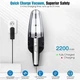 Автомобільний пилосос Бездротовий VACCUM CLEANER E-6 XL-830 з насадками USB - зображення 4
